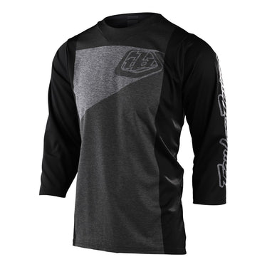 TLD Ruckus 3/4 Jersey Tres Htr Grey / Charcoal Medium
